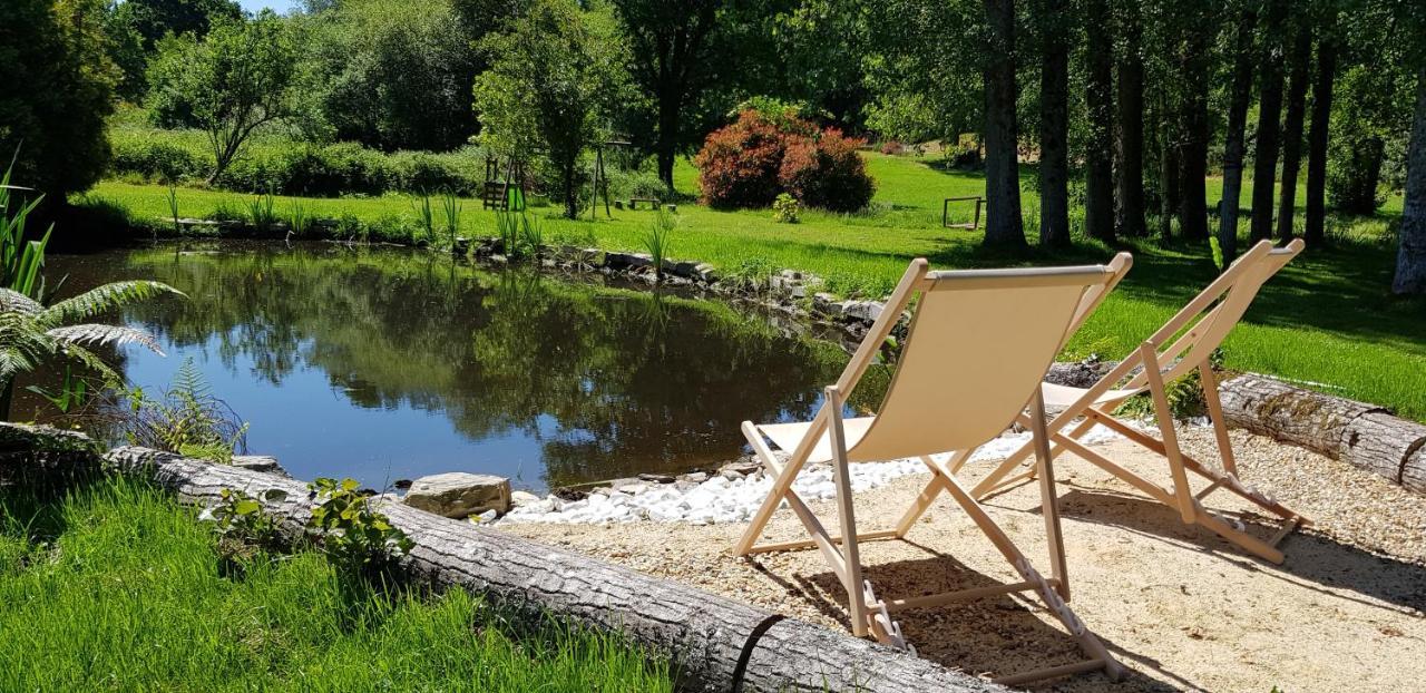 Le Vieux Moulin Gites - Detached Cottage With Garden Views And Pool Guégon 外观 照片